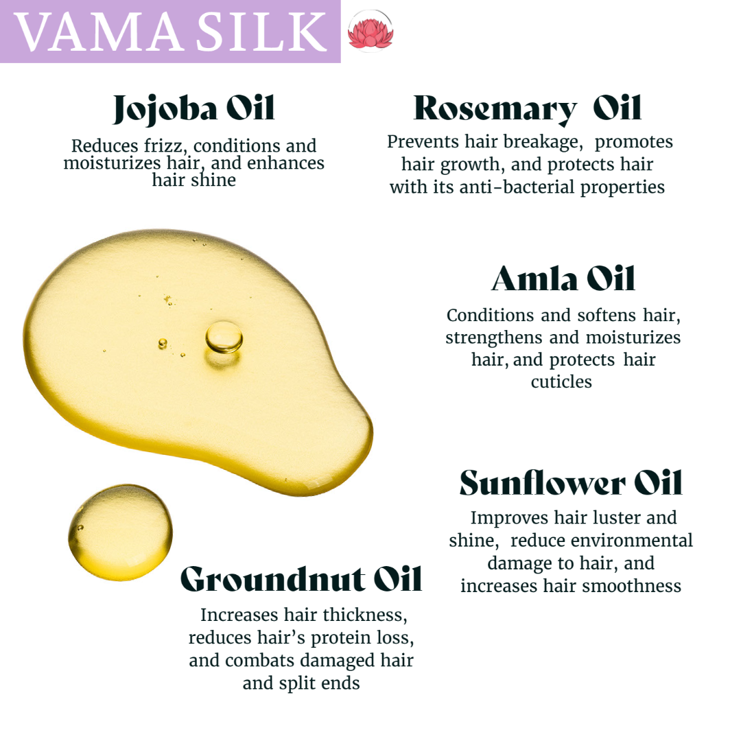 VAMA Silk Post-Wash Hair Oil Treatment